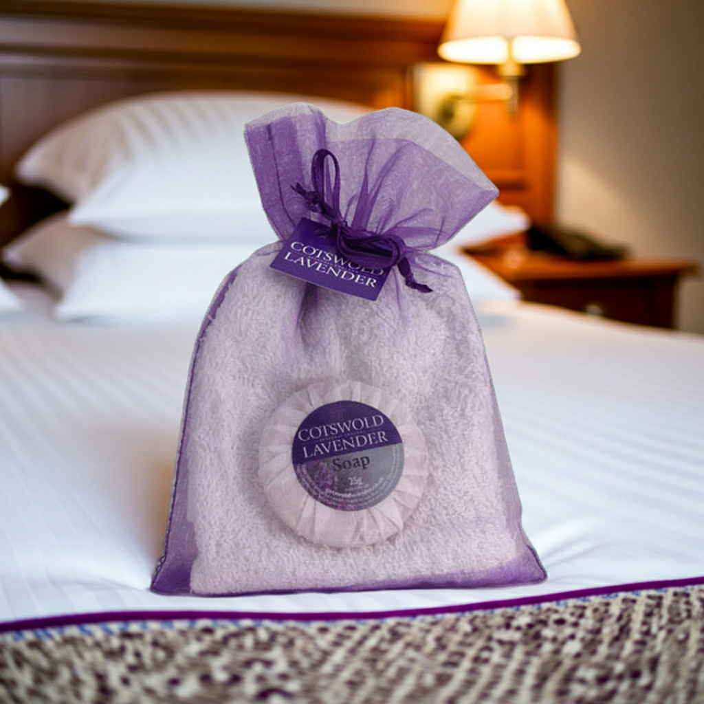 Guest Soap with Cotton Flannel