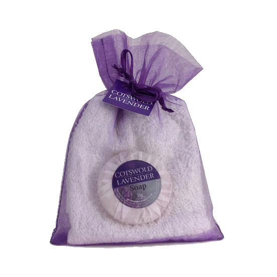 Guest Soap with Cotton Flannel