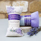 Lavender Print Linen Wheat Warmer Wrap