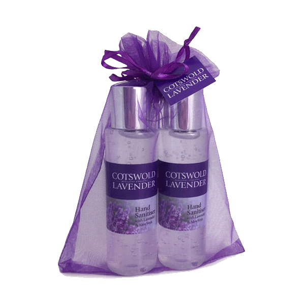 Lavender Hand Sanitiser Twin Set